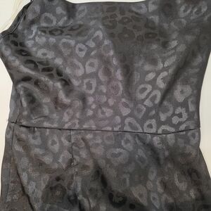 Fashion Nova Black Leopard Dress